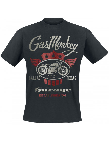 Gas Monkey Garage Muscle Motor T-shirt noir