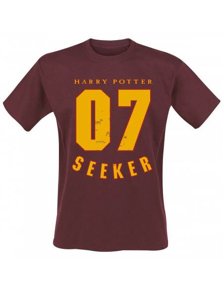 Harry Potter Attrapeur 07 T-shirt bordeaux