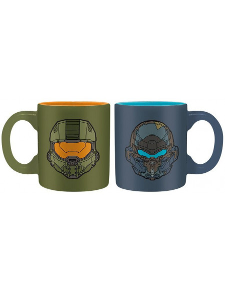 Halo Set De Tasses Espresso - Master Chief vs. Locke Set de Mugs multicolore