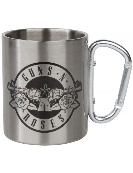 Guns N' Roses Logo - Tasse mit Karabinerhaken Mug couleur argent