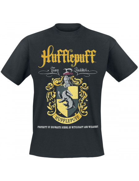 Harry Potter Poufsouffle T-shirt noir