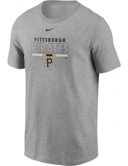 MLB Nike - Pittsburgh Pirates T-shirt gris sombre chiné