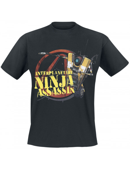 Borderlands Clap Trap - Interplanetary Ninja Assassin T-shirt noir