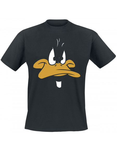 Looney Tunes Daffy Duck - Tête T-shirt noir