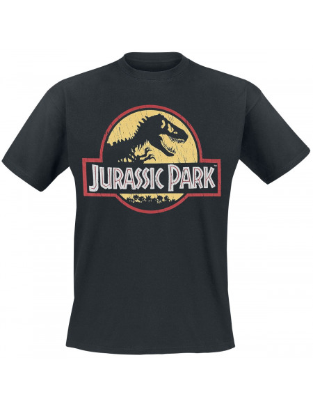 Jurassic Park Logo Classique T-shirt noir