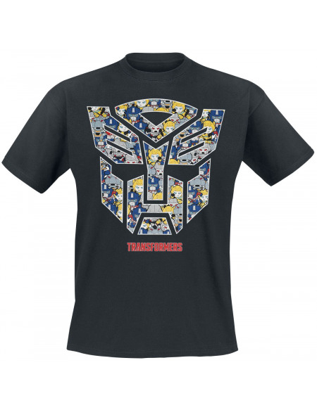 Transformers Autobots - Logo Camouflage T-shirt noir