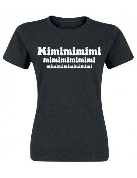 Mimimimimi T-shirt Femme noir