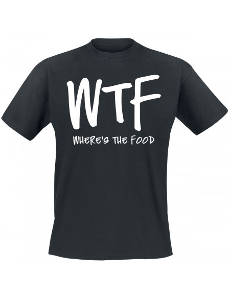 WTF T-shirt noir