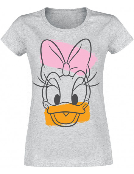 Daisy Duck Daisy Head T-shirt Femme gris chiné