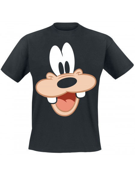 Mickey & Minnie Mouse Dingo - Tête T-shirt noir