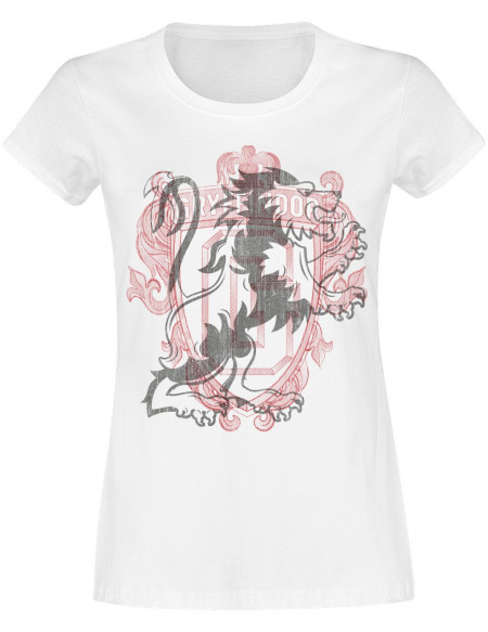 Harry Potter Gryffondor - Blason T-shirt Femme blanc