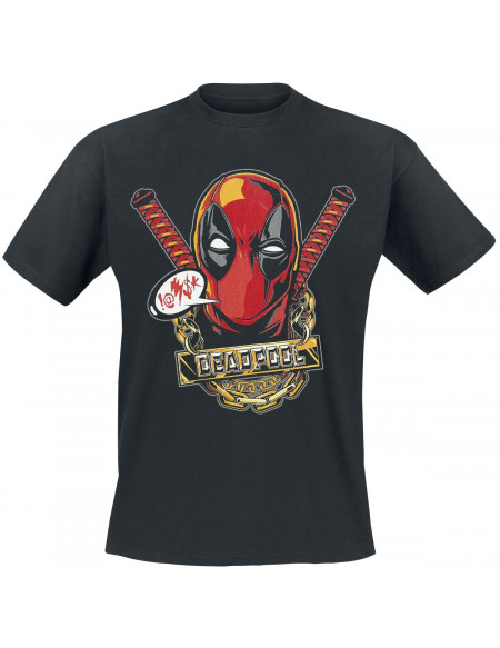 Deadpool Gangster T-shirt noir