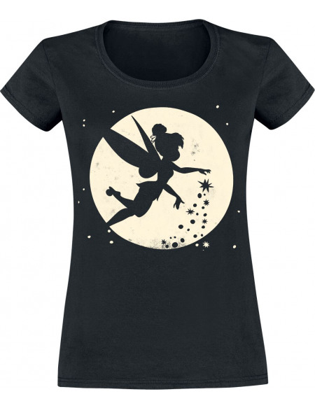 Peter Pan Tinker Bell - Moon T-shirt Femme noir