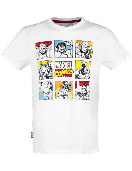 Marvel Classic Roster T-shirt blanc