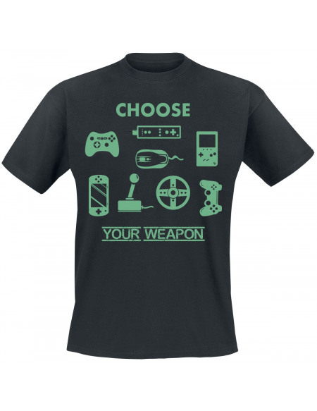 Choose Your Weapon T-shirt noir