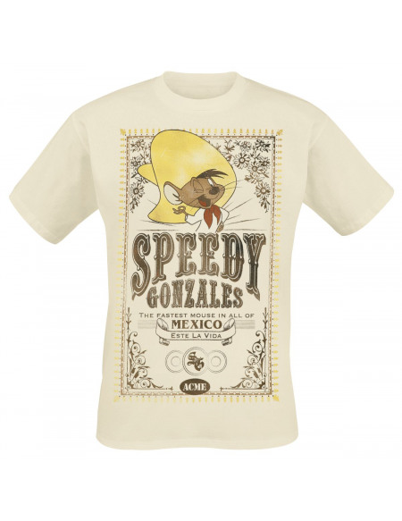 Looney Tunes Speedy Gonzales T-shirt beige