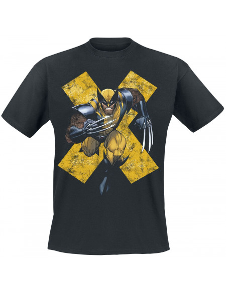 X-Men Wolverine T-shirt noir