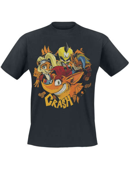 Crash Bandicoot Crash T-shirt noir