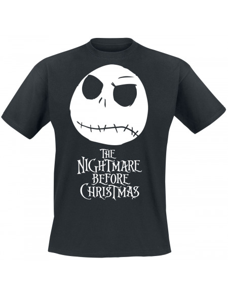L'Étrange Noël De Monsieur Jack Tête Jack T-shirt noir