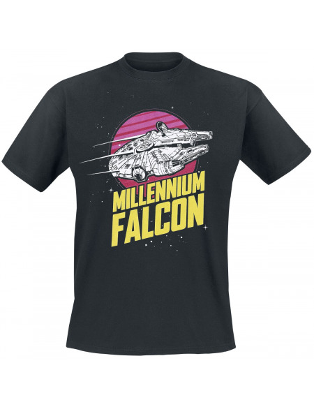 Star Wars Faucon Millenium T-shirt noir