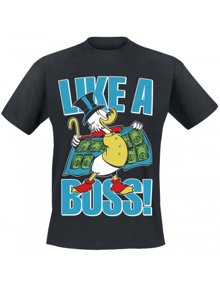 Mickey & Minnie Mouse Picsou T-shirt noir