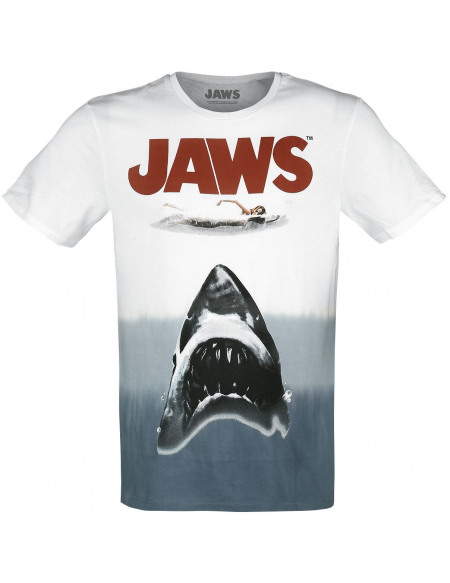 Jaws Poster T-shirt blanc
