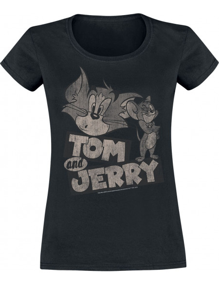 Tom Et Jerry Tom & Jerry T-shirt Femme noir