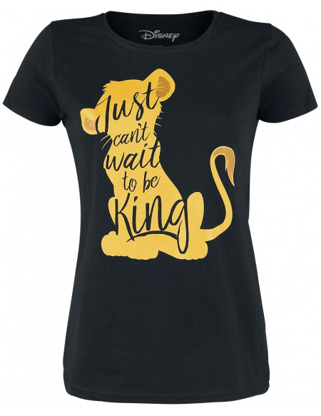 Le Roi Lion Just Can´t Wait To Be King T-shirt Femme noir