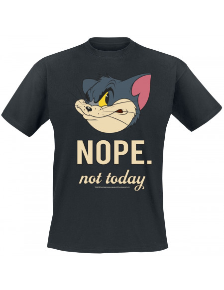 Tom und Jerry Nope Not Today T-shirt noir
