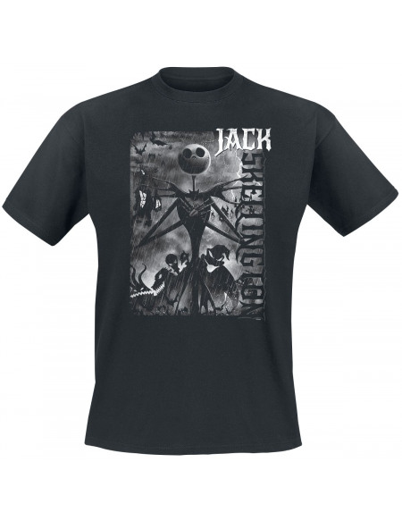 L'Étrange Noël De Monsieur Jack Jack Skellington T-shirt noir