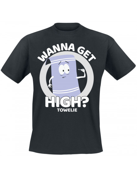 South Park Wanna Get High? T-shirt noir