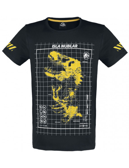 Jurassic Park Isla Nublar T-shirt noir