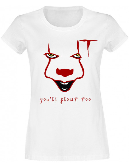 ÇA Pennywise - Float T-shirt Femme blanc
