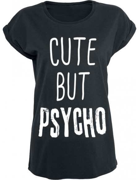 Cute But Psycho T-shirt Femme noir