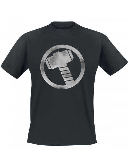 Thor Hammer T-shirt noir