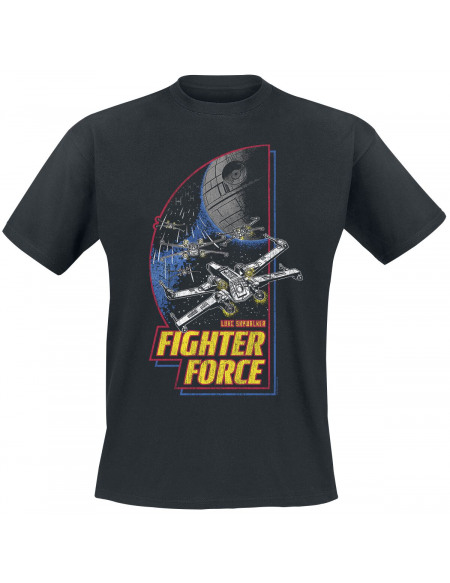 Star Wars Fighter Force T-shirt noir