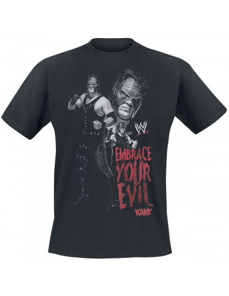 WWE Kane - Embrace Your Evil T-shirt noir