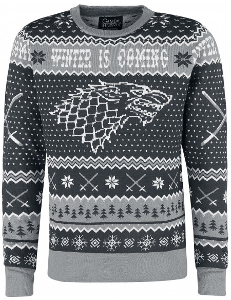 Game Of Thrones Winter Is Coming Pull gris
