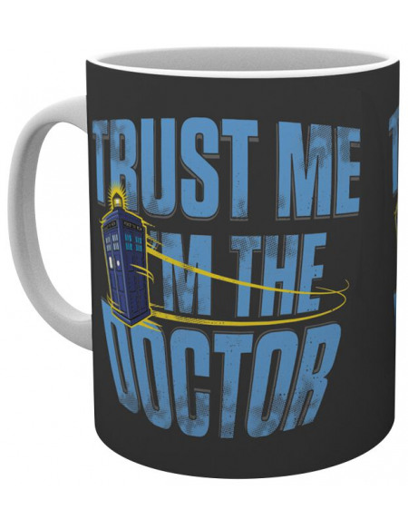 Doctor Who Trust Me I'm The Doctor Mug blanc