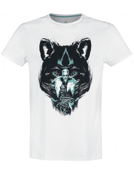 Assassin's Creed Assassin's Creed Valhalla - Wolf T-shirt blanc