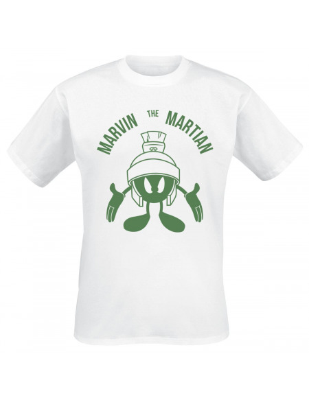Looney Tunes Marvin Le Martien T-shirt blanc