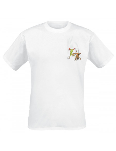 Scooby-Doo Falling T-shirt blanc