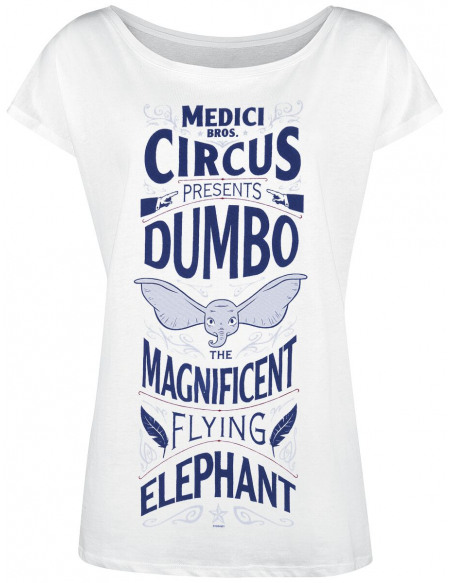 Dumbo Magnificent T-shirt Femme blanc