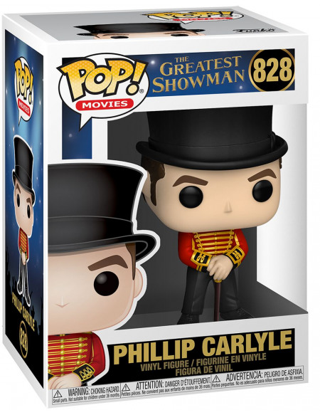 The Greatest Showman Philop Carlyle - Funko Pop! n°828 Figurine de collection Standard