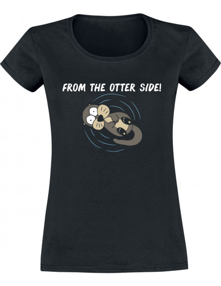 From The Otter Side T-shirt Femme noir