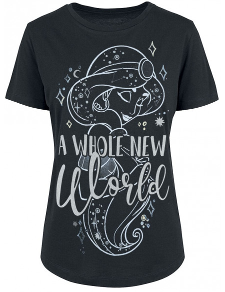 Aladdin Jasmine - A Whole New World T-shirt Femme noir