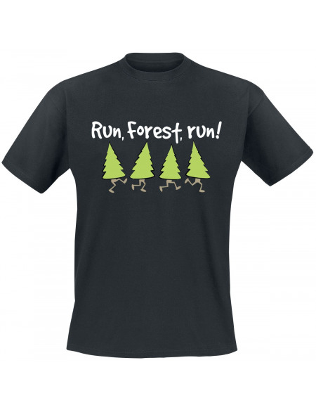 Run Forest, Run! T-shirt noir