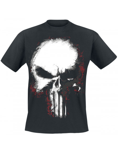 The Punisher Shattered Skull T-shirt noir