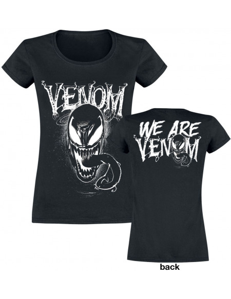 Venom (Marvel) We Are Venom T-shirt Femme noir