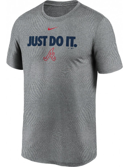 MLB Nike - Atlanta Braves Legens T-shirt gris sombre chiné
